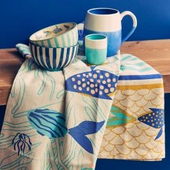 Jardin D'Ulysse Lot De 2 Bol En Grès Bleu 32cl - Un été à La Mer -Côté Table Store 09c15 amb hd 2022 01 pe jardin 8525