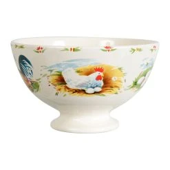 Comptoir De Famille Bol En Faïence Poulet Et Coq 75cl - Collectionneur 11 Comptoir De Famille Bol En Faïence Poulet Et Coq 75cl - Collectionneur -Côté Table Store 110430 DET01 WEB