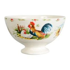 Comptoir De Famille Bol En Faïence Poulet Et Coq 75cl - Collectionneur 12 Comptoir De Famille Bol En Faïence Poulet Et Coq 75cl - Collectionneur -Côté Table Store 110430 DET02 WEB