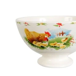 Comptoir De Famille Bol En Faïence Poulet Et Coq 75cl - Collectionneur 14 Comptoir De Famille Bol En Faïence Poulet Et Coq 75cl - Collectionneur -Côté Table Store 110430 DET04 WEB