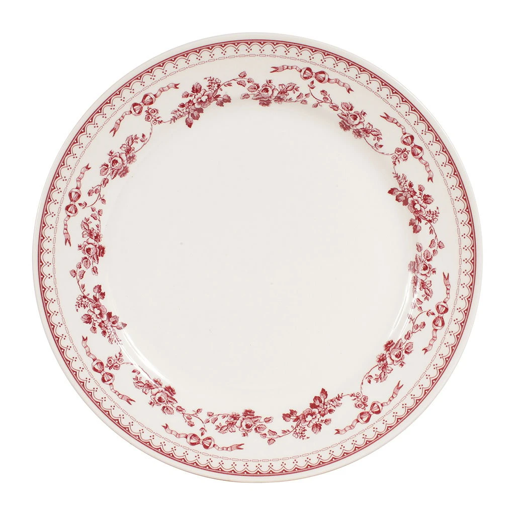 Comptoir De Famille Assiette Plate En Faïence Bordeaux D26cm - Faustine 3 Comptoir De Famille Assiette Plate En Faïence Bordeaux D26cm - Faustine