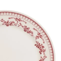 Comptoir De Famille Assiette Plate En Faïence Bordeaux D26cm - Faustine 5 Comptoir De Famille Assiette Plate En Faïence Bordeaux D26cm - Faustine -Côté Table Store 110460 DET01 WEB