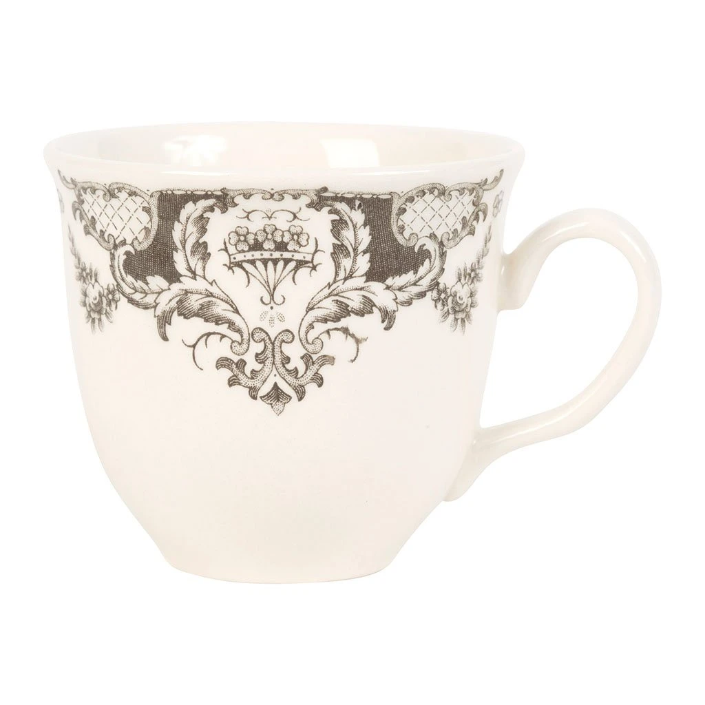 Comptoir De Famille Tasse Thé Et Sous-tasse En Faïence Gris - Clothilde 4 Comptoir De Famille Tasse Thé Et Sous-tasse En Faïence Gris - Clothilde – Image 2