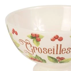 Comptoir De Famille Bol En Faïence Groseilles D'été 75cl - Collectionneur 7 Comptoir De Famille Bol En Faïence Groseilles D'été 75cl - Collectionneur -Côté Table Store 200562 DET01 WEB
