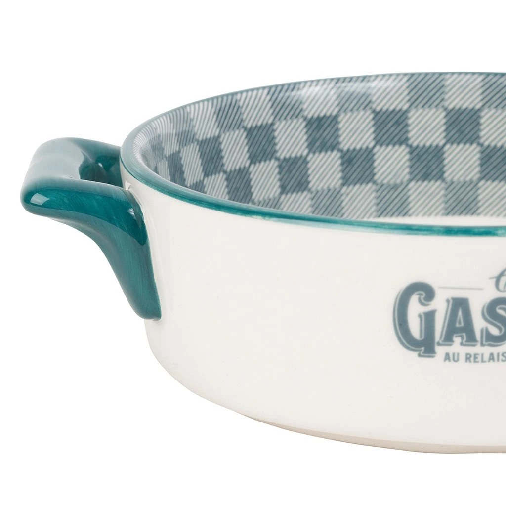 Comptoir De Famille Plat En Dolomite Bleu Et Blanc - Gaston 4 Comptoir De Famille Plat En Dolomite Bleu Et Blanc - Gaston – Image 2