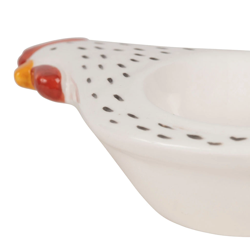 Comptoir De Famille Coquetier En Porcelaine Blanc - Margotte 4 Comptoir De Famille Coquetier En Porcelaine Blanc - Margotte – Image 2