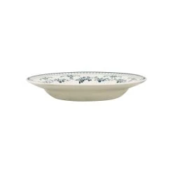 Comptoir De Famille Assiette Creuse En Faïence Bleu Ancien D23cm - Faustine