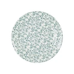 Comptoir De Famille Assiette Dessert En Faïence Vert D20cm - P'tites Fleurs