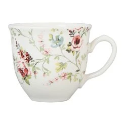 Comptoir De Famille Tasse Et Sous-tasse En Faïence Multicolore - P'tites Fleurs -Côté Table Store 201492 DET01 WEB