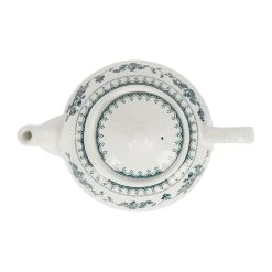 Comptoir De Famille Theiere Anglaise En Faïence Blanc Et Bleu Ancien - Faustine 8 Comptoir De Famille Theiere Anglaise En Faïence Blanc Et Bleu Ancien - Faustine -Côté Table Store 201506 DET02 WEB