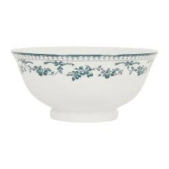 Comptoir De Famille Saladier Bleu Ancien En Faience - Faustine