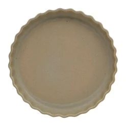 Comptoir De Famille Plat à Tarte Grège En Grès - Suzanne 7 Comptoir De Famille Plat à Tarte Grège En Grès - Suzanne -Côté Table Store 201564 DET01 WEB