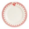 Comptoir De Famille Assiette Plate En Faïence Rouge D27cm - Damier -Côté Table Store 2363 DEB WEB