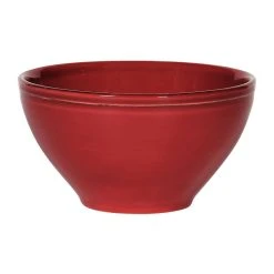 Côté Table Bol En Faïence Rouge 50cl - Campagne