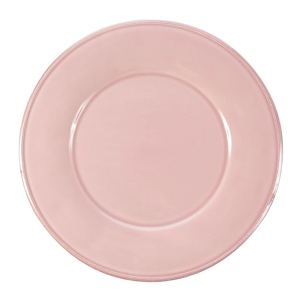 Côté Table Assiette Plate En Faïence Rose Poudré D28.5cm - Constance 3 Côté Table Assiette Plate En Faïence Rose Poudré D28.5cm - Constance