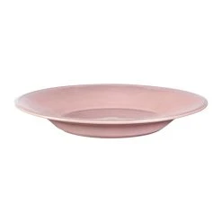 Côté Table Assiette à Pâtes En Faïence Rose Poudré D27cm - Constance