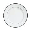 Côté Table Assiette Plate En Porcelaine Blanc Et Platine D27cm -ginger 2 Côté Table Assiette Plate En Porcelaine Blanc Et Platine D27cm -ginger -Côté Table Store 29096 DEB WEB