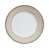 Côté Table Assiette Plate En Porcelaine Perle Et Platine D27cm - Ginger 2 Côté Table Assiette Plate En Porcelaine Perle Et Platine D27cm - Ginger -Côté Table Store 29102 DEB WEB