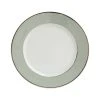 Côté Table Assiette Plate En Porcelaine Vert D'eau Et Platine D27cm - Ginger 1 Côté Table Assiette Plate En Porcelaine Vert D'eau Et Platine D27cm - Ginger -Côté Table Store 30231 DEB WEB