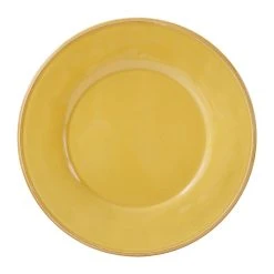 Côté Table Assiette Plate En Faïence Moutarde D28.5cm - Constance
