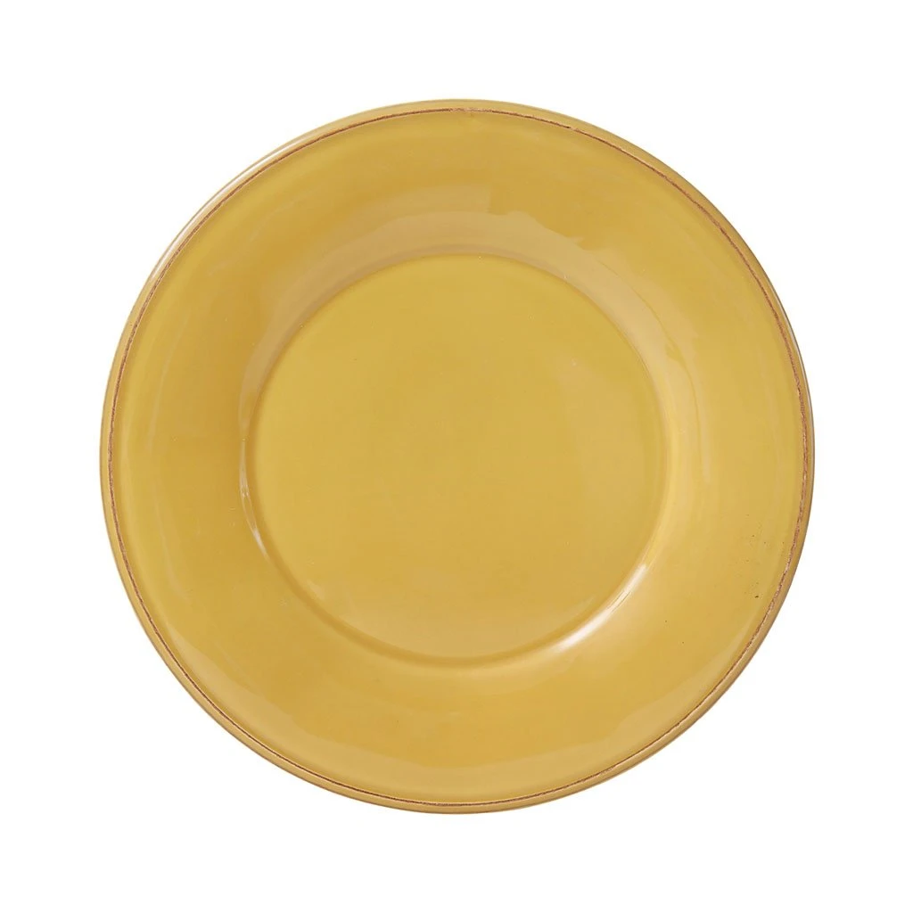 Côté Table Assiette à Dessert En Faïence Moutarde D23.5cm - Constance 3 Côté Table Assiette à Dessert En Faïence Moutarde D23.5cm - Constance
