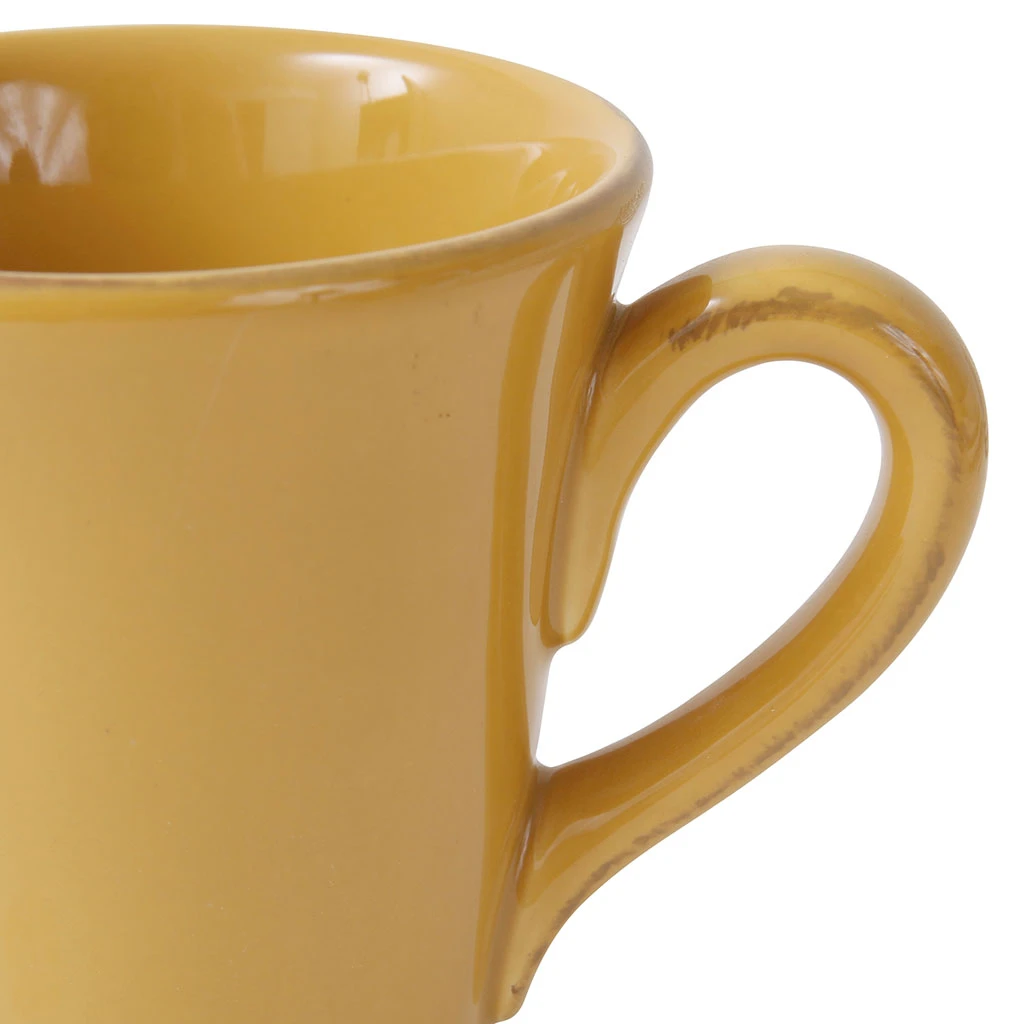 Côté Table Mug Americain En Faïence Moutarde 5 Côté Table Mug Americain En Faïence Moutarde – Image 3