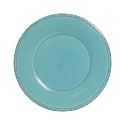 Côté Table Assiette à Dessert En Faïence Turquoise D23.5cm - Constance