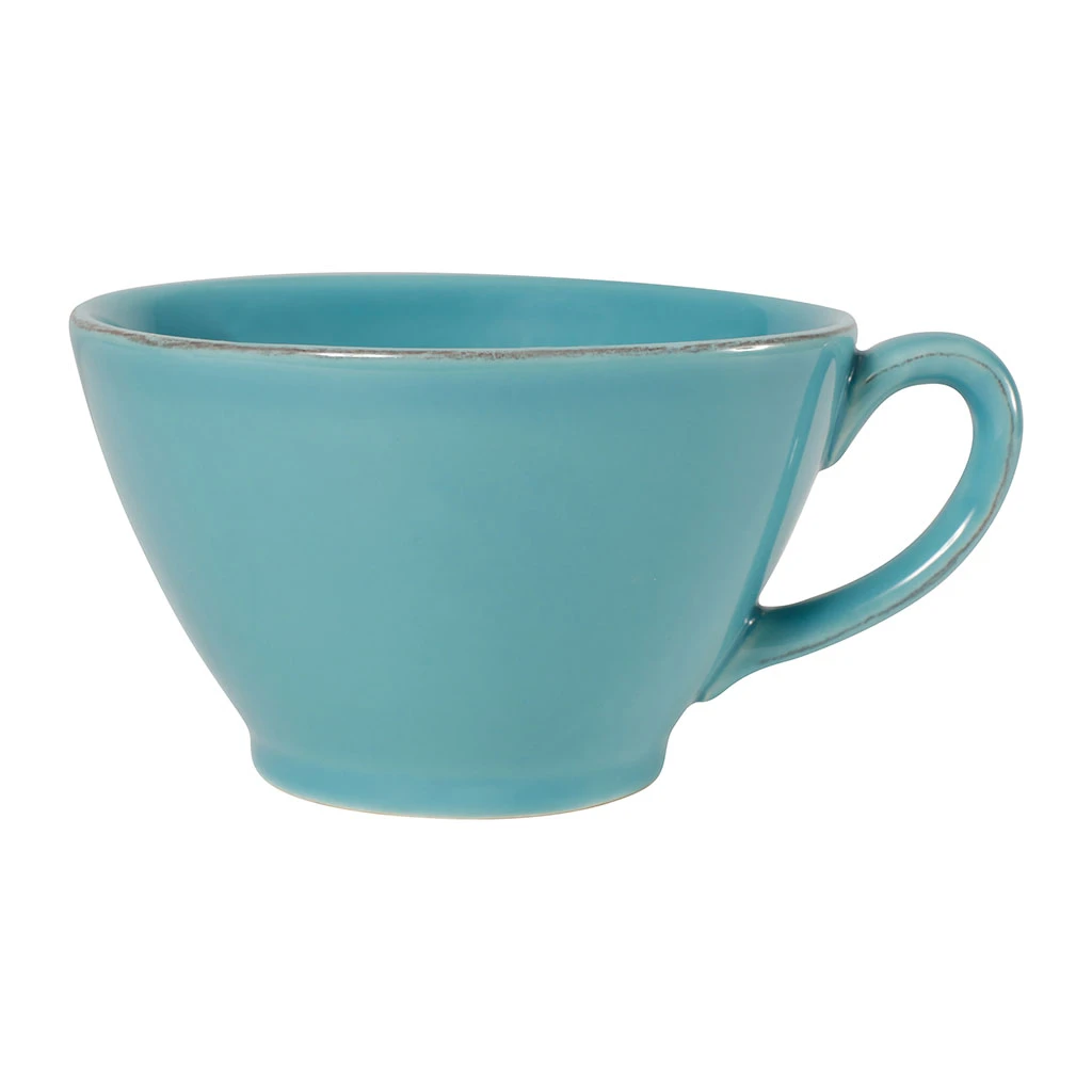 Côté Table Tasse En Faïence Turquoise - Campagne 3 Côté Table Tasse En Faïence Turquoise - Campagne