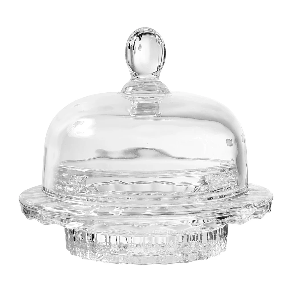 Côté Table Beurrier Rond En Verre -mystre 3 Côté Table Beurrier Rond En Verre -mystre