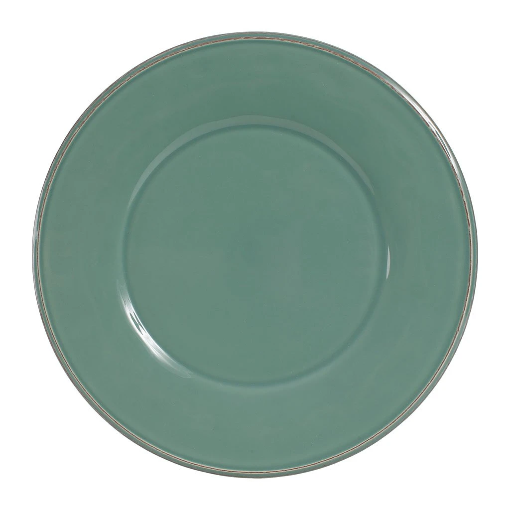 Côté Table Assiette Plate En Faïence Sauge D28.5cm - Constance 3 Côté Table Assiette Plate En Faïence Sauge D28.5cm - Constance
