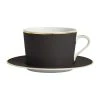 Côté Table Tasse Et Sous-tasse En Porcelaine Noir Et Doré - Ginger 2 Côté Table Tasse Et Sous-tasse En Porcelaine Noir Et Doré - Ginger -Côté Table Store 34707 DEB WEB