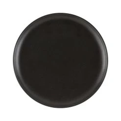Côté Table Assiette à Dessert En Grès Noir D21cm - Ingrid