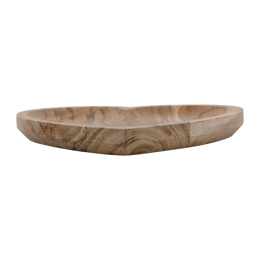 Côté Table Lot De 3 Coupelles En Acacia Naturel Cœur - Dalbert 4 Côté Table Lot De 3 Coupelles En Acacia Naturel Cœur - Dalbert – Image 2