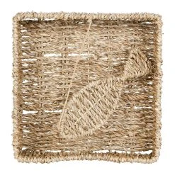 Côté Table Porte Serviettes En Jonc De Mer Naturel Et Fer Poisson - Borneo 11 Côté Table Porte Serviettes En Jonc De Mer Naturel Et Fer Poisson - Borneo -Côté Table Store 37704 DET03 WEB