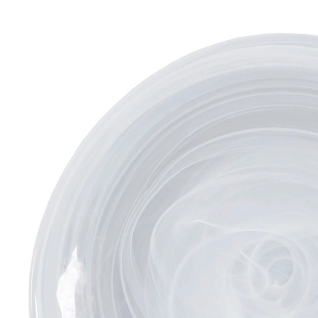 Côté Table Assiette Plate En Verre Blanc D26cm - Arales 4 Côté Table Assiette Plate En Verre Blanc D26cm - Arales – Image 2