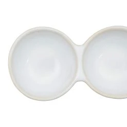 Côté Table Coupelle En Grès Reactif Blanc - Triple Flore 11 Côté Table Coupelle En Grès Reactif Blanc - Triple Flore -Côté Table Store 37874 DET03 WEB