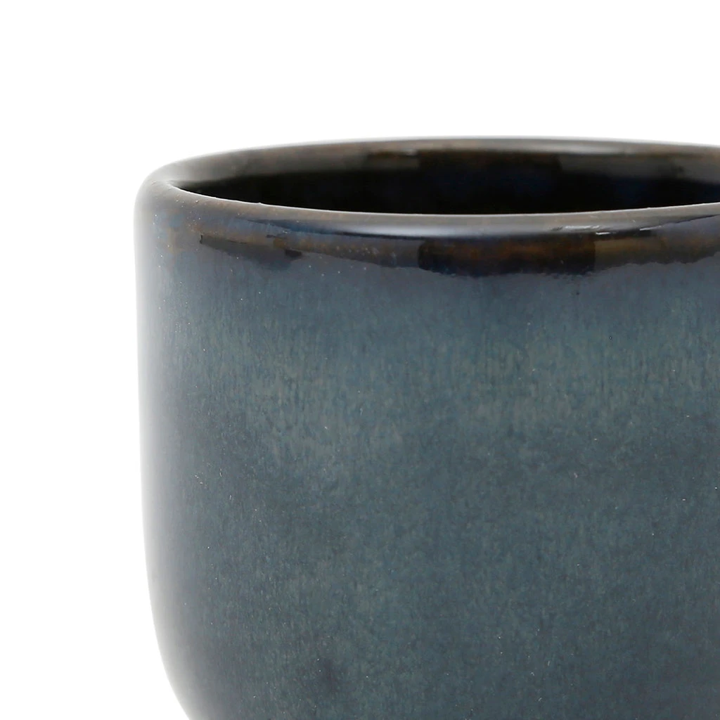 Côté Table Gobelet Expresso En Grès Bleu - Flore 5 Côté Table Gobelet Expresso En Grès Bleu - Flore – Image 3