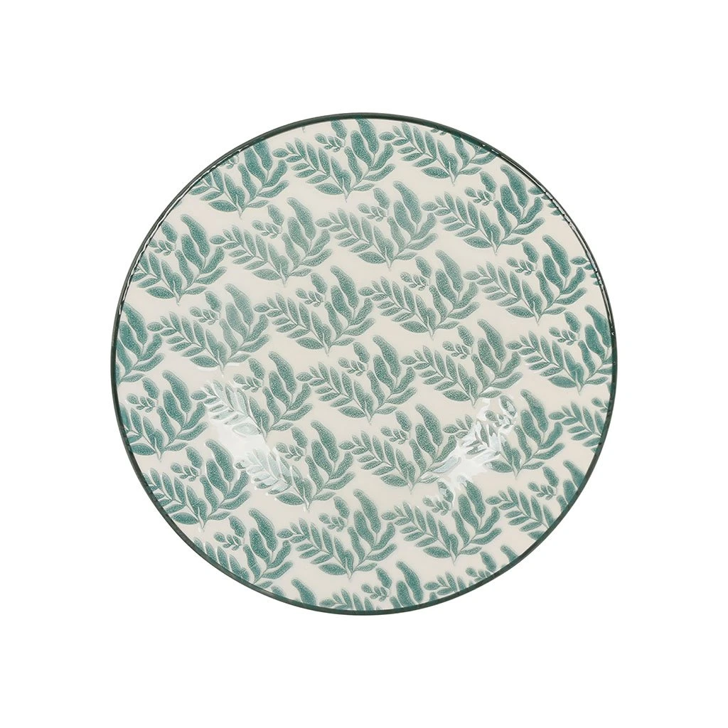 Côté Table Assiette à Dessert Sauge D22.5cm En Faience - Campagne 3 Côté Table Assiette à Dessert Sauge D22.5cm En Faience - Campagne