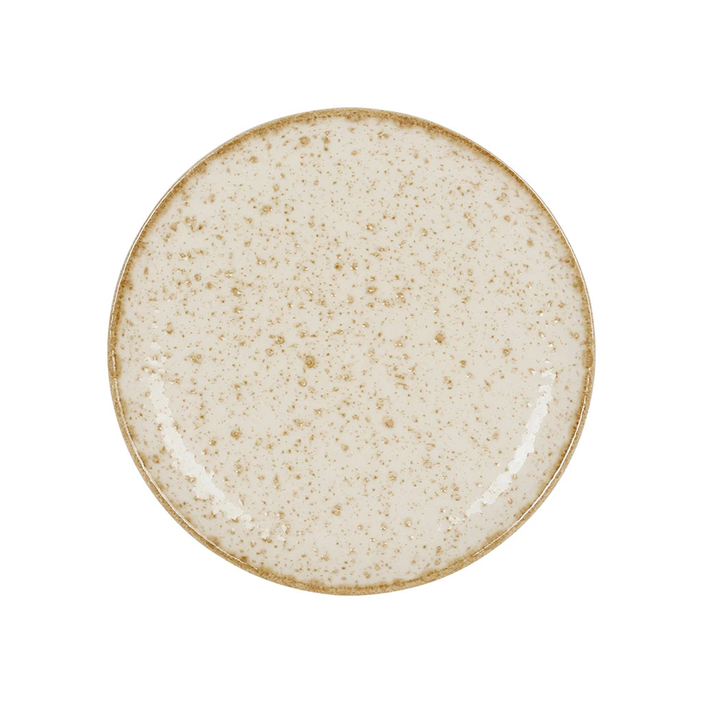 Côté Table Assiette à Dessert Beige D20.5cm En Faience - Lisere 3 Côté Table Assiette à Dessert Beige D20.5cm En Faience - Lisere