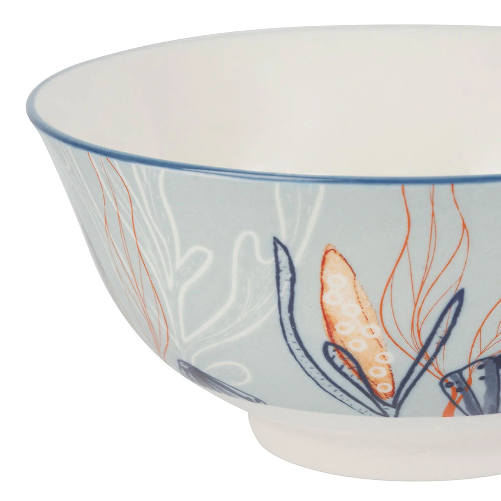Jardin D'Ulysse Bol En Porcelaine Bleu 65cl - Aqua 4 Jardin D'Ulysse Bol En Porcelaine Bleu 65cl - Aqua – Image 2