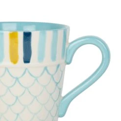 Jardin D'Ulysse Lot De 2 Mugs En Grès Bleu Ciel - Un été à La Mer 5 Jardin D'Ulysse Lot De 2 Mugs En Grès Bleu Ciel - Un été à La Mer -Côté Table Store 466917 DET01 WEB