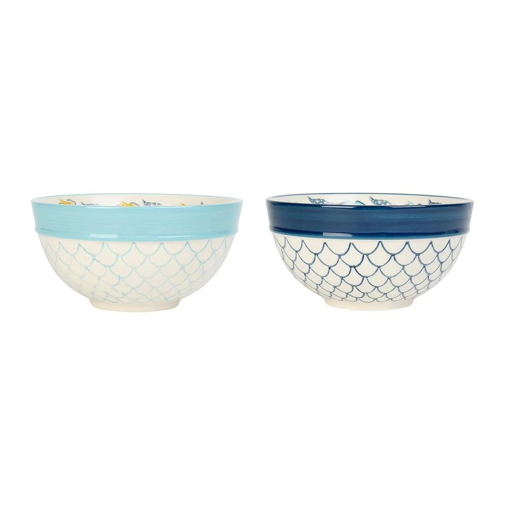 Jardin D'Ulysse Lot De 2 Bol En Grès Bleu Marine Et Ciel 55cl - Un été à La Mer 3 Jardin D'Ulysse Lot De 2 Bol En Grès Bleu Marine Et Ciel 55cl - Un été à La Mer