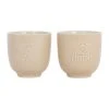 Jardin D'Ulysse Gobelets X2 Beige 15cl En Grès - Famille 1 Jardin D'Ulysse Gobelets X2 Beige 15cl En Grès - Famille -Côté Table Store 467209 DEB WEB