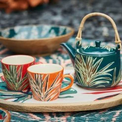 SEMA DESIGN Theiere En Grès émeraude Avec Filtre - Tropic'art -Côté Table Store 48b6e amb hd 2022 01 pe sema 9245