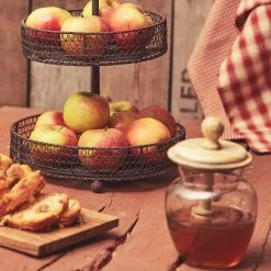 Comptoir De Famille Serviteur 2 Paniers En Fer Brun - Cuisine Tradition -Côté Table Store 4a870 amb hd 2021 09 ah comptoir 0034