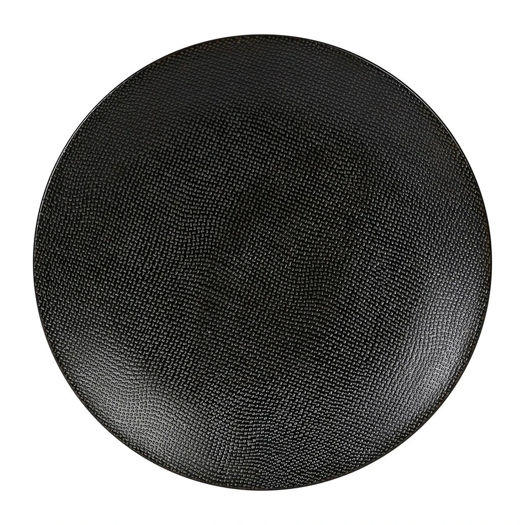 Table Passion Assiette Plate En Grès Noir D27cm - Vesuvio 3 Table Passion Assiette Plate En Grès Noir D27cm - Vesuvio