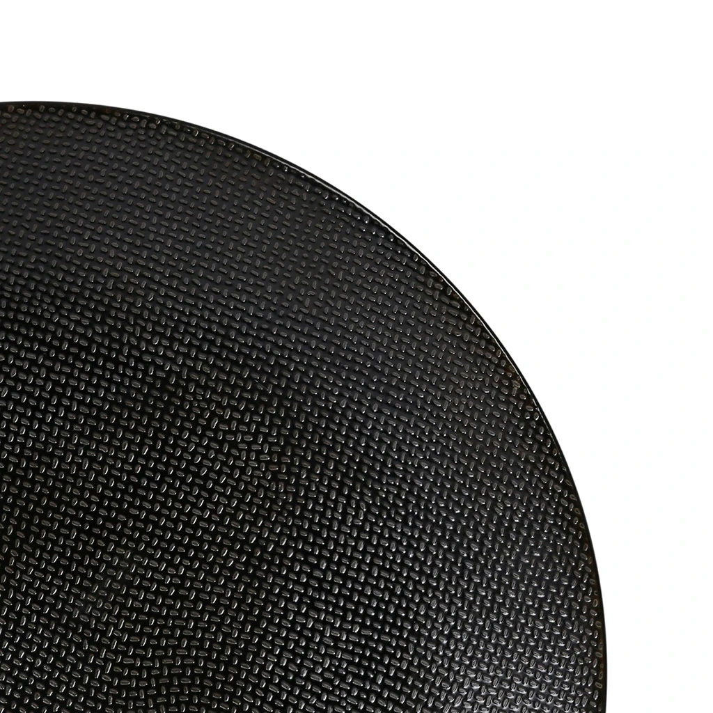Table Passion Assiette Plate En Grès Noir D27cm - Vesuvio 5 Table Passion Assiette Plate En Grès Noir D27cm - Vesuvio – Image 3