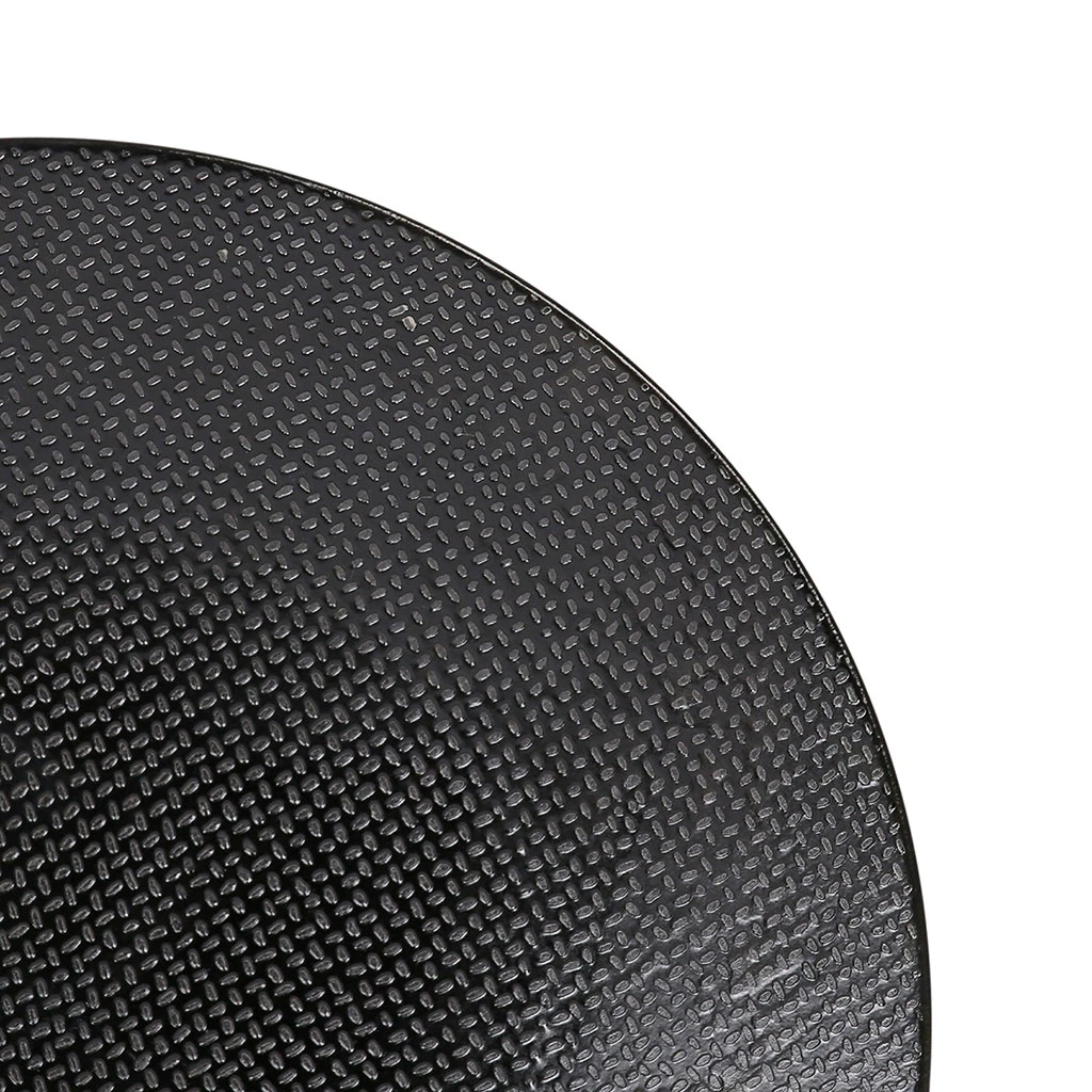 Table Passion Assiette à Dessert En Grès Noir D20.5cm - Vesuvio 5 Table Passion Assiette à Dessert En Grès Noir D20.5cm - Vesuvio – Image 3