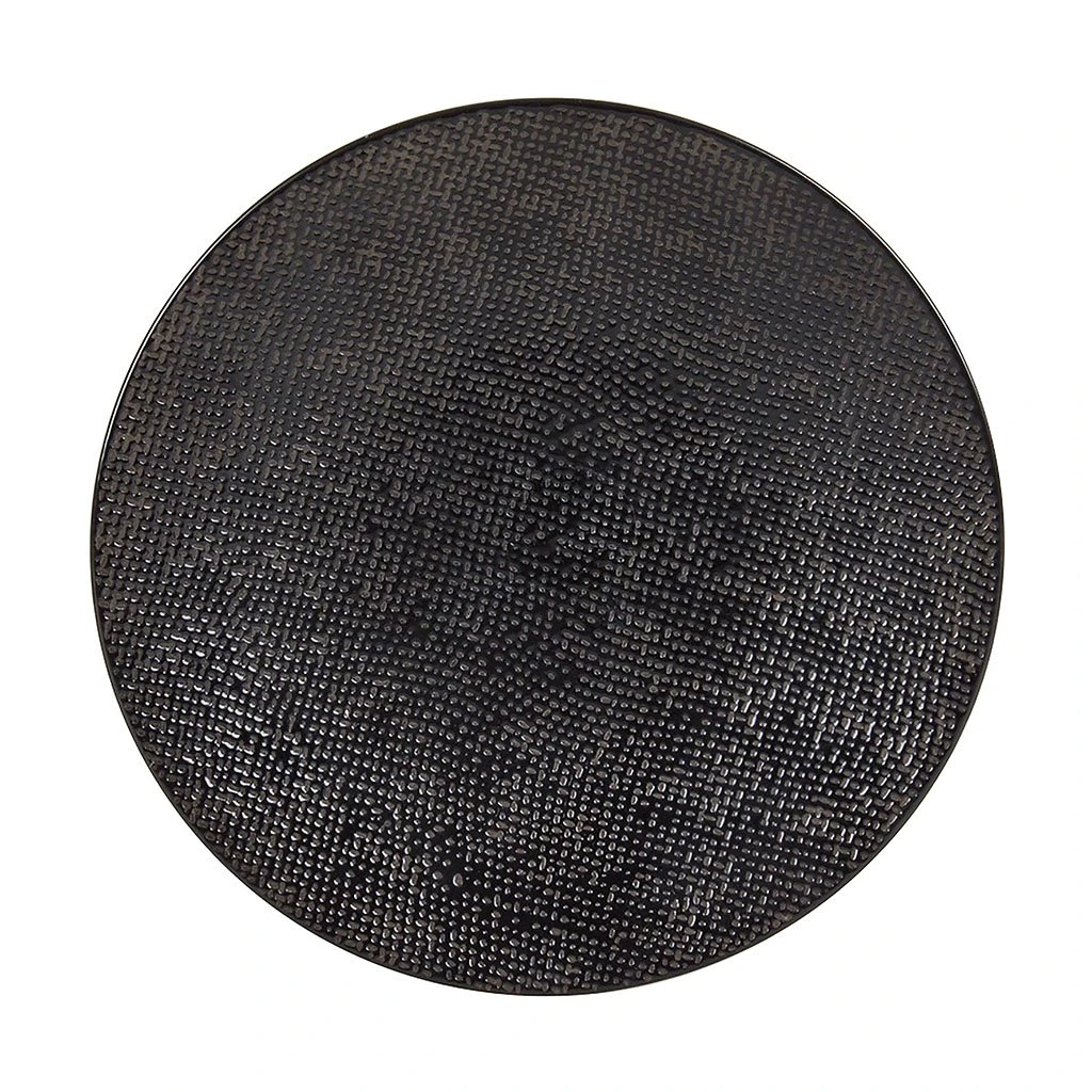 Table Passion Assiette à Dessert En Grès Noir D20.5cm - Vesuvio 4 Table Passion Assiette à Dessert En Grès Noir D20.5cm - Vesuvio – Image 2