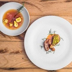 Table Passion Assiette Calotte En Grès Crème D19cm - Vesuvio -Côté Table Store 607871 FRN02 WEB